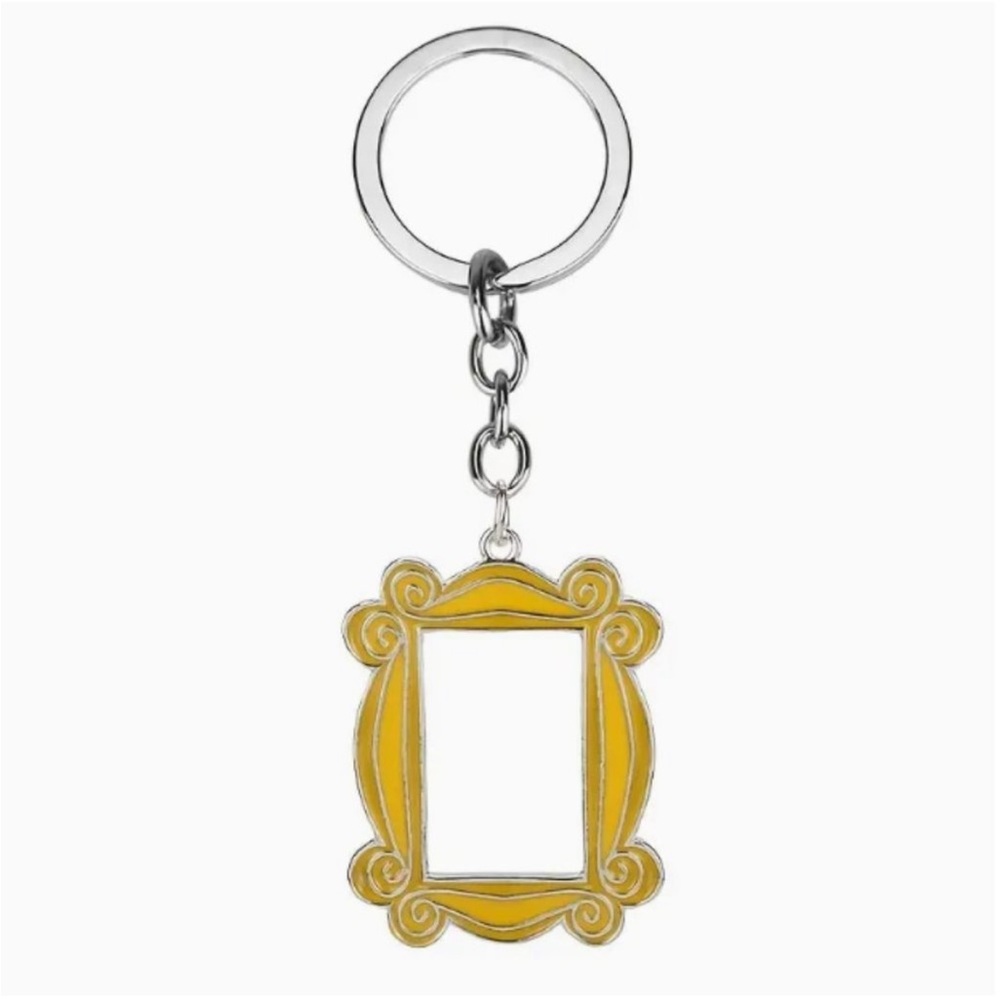 NWT FRIENDS Yellow Frame Keychain - Picture 3 of 3